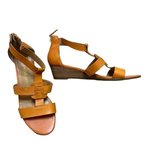 Women’s Franco Sarto Sandals with Zipper Heel Size 5.5 - Picture 5 of 14